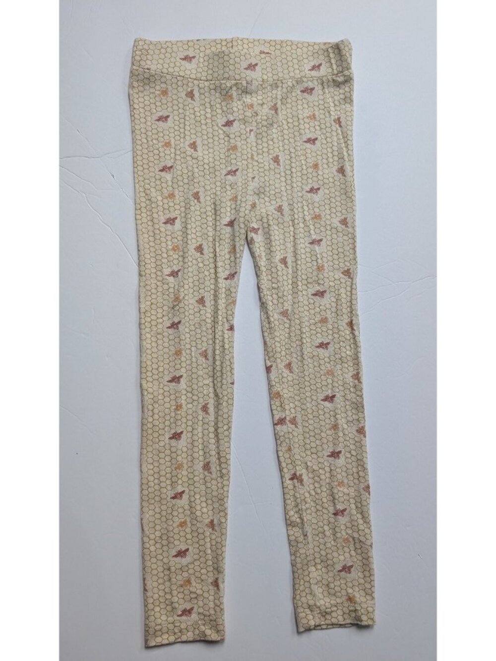 Kate Quinn Modal The Woods Honeycomb Bees 5Y Leggings